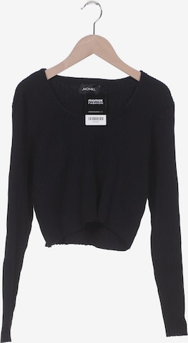 Monki Langarmshirt XL in Schwarz: predná strana