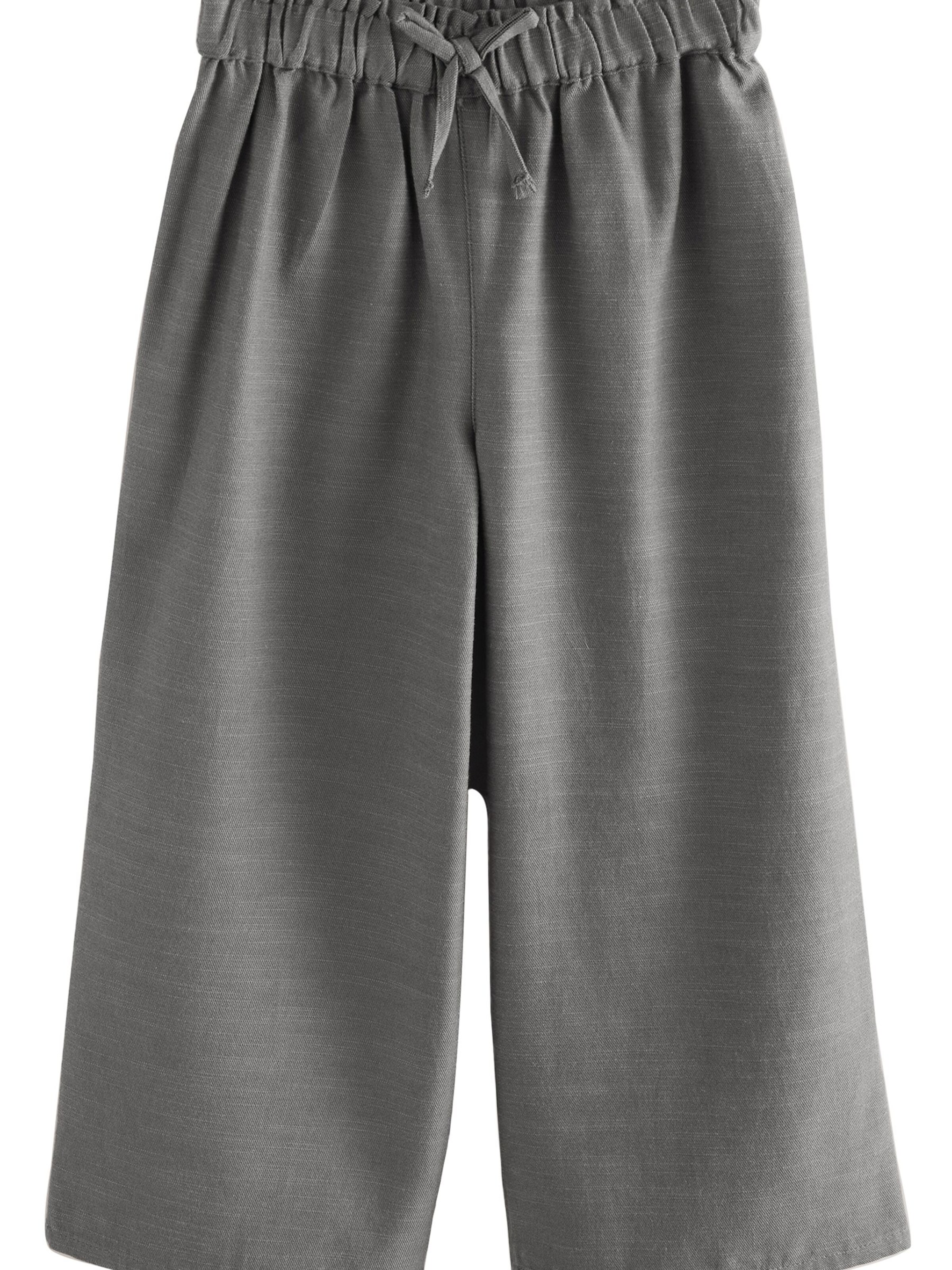 Next Широкий Штаны в Серый: спереди