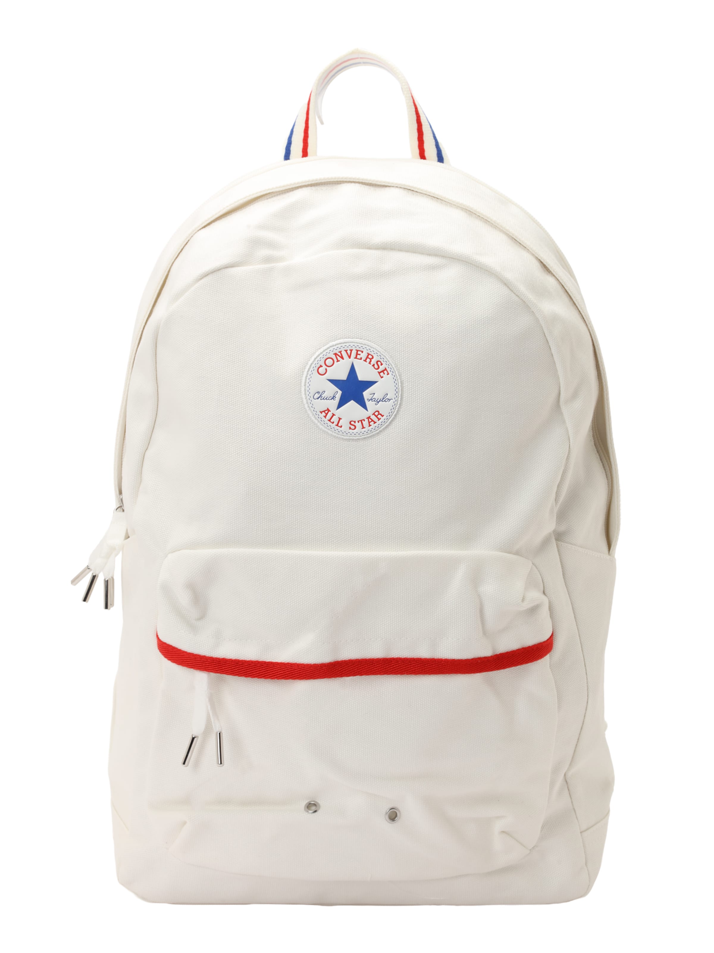 CONVERSE Ryggsäck 'CHUCK' i vit: framsida