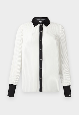 Camicia da donna di Karl Lagerfeld in bianco: frontale