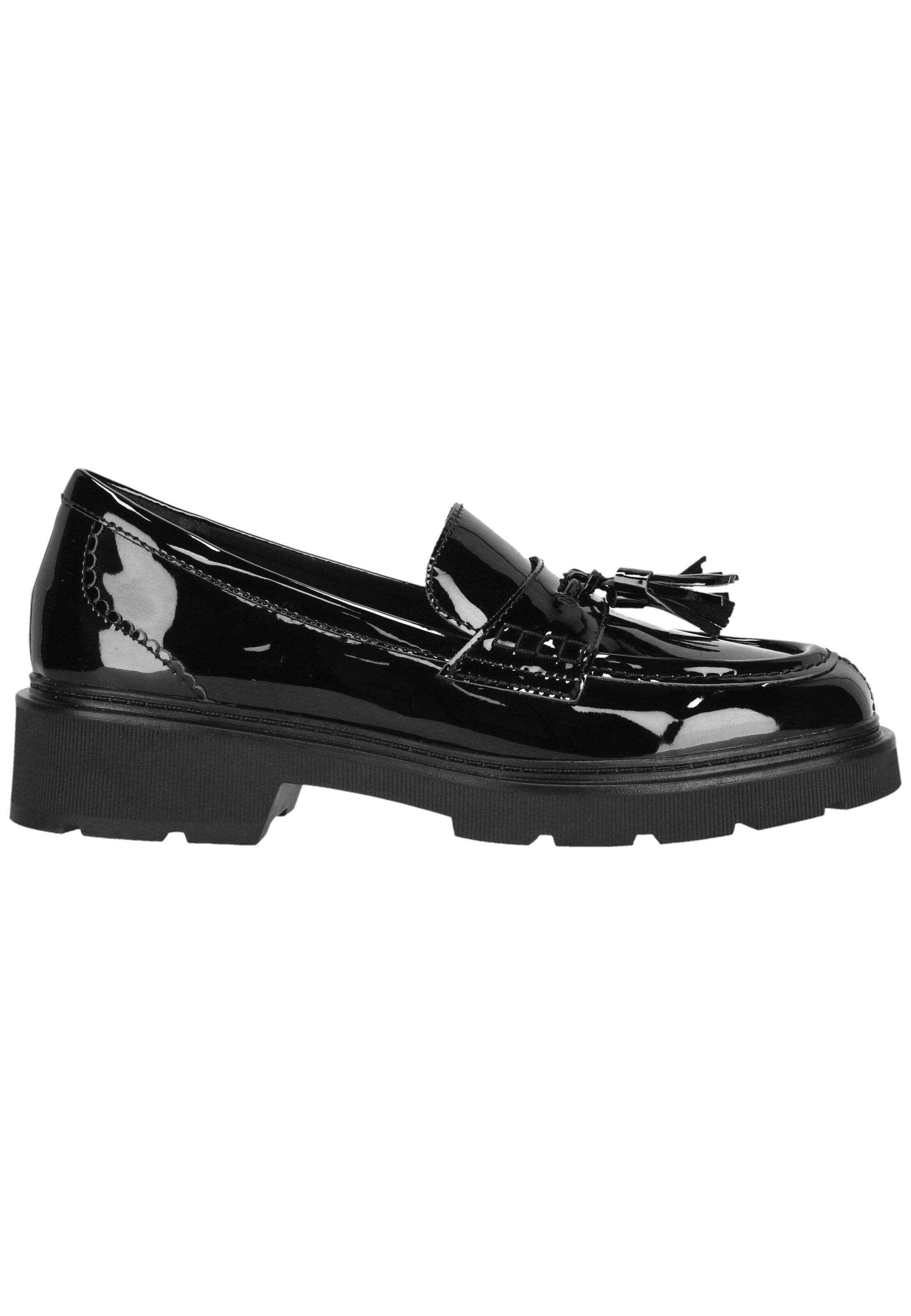 CLARKS Instappers 'Lauryl Tassel' in Zwart