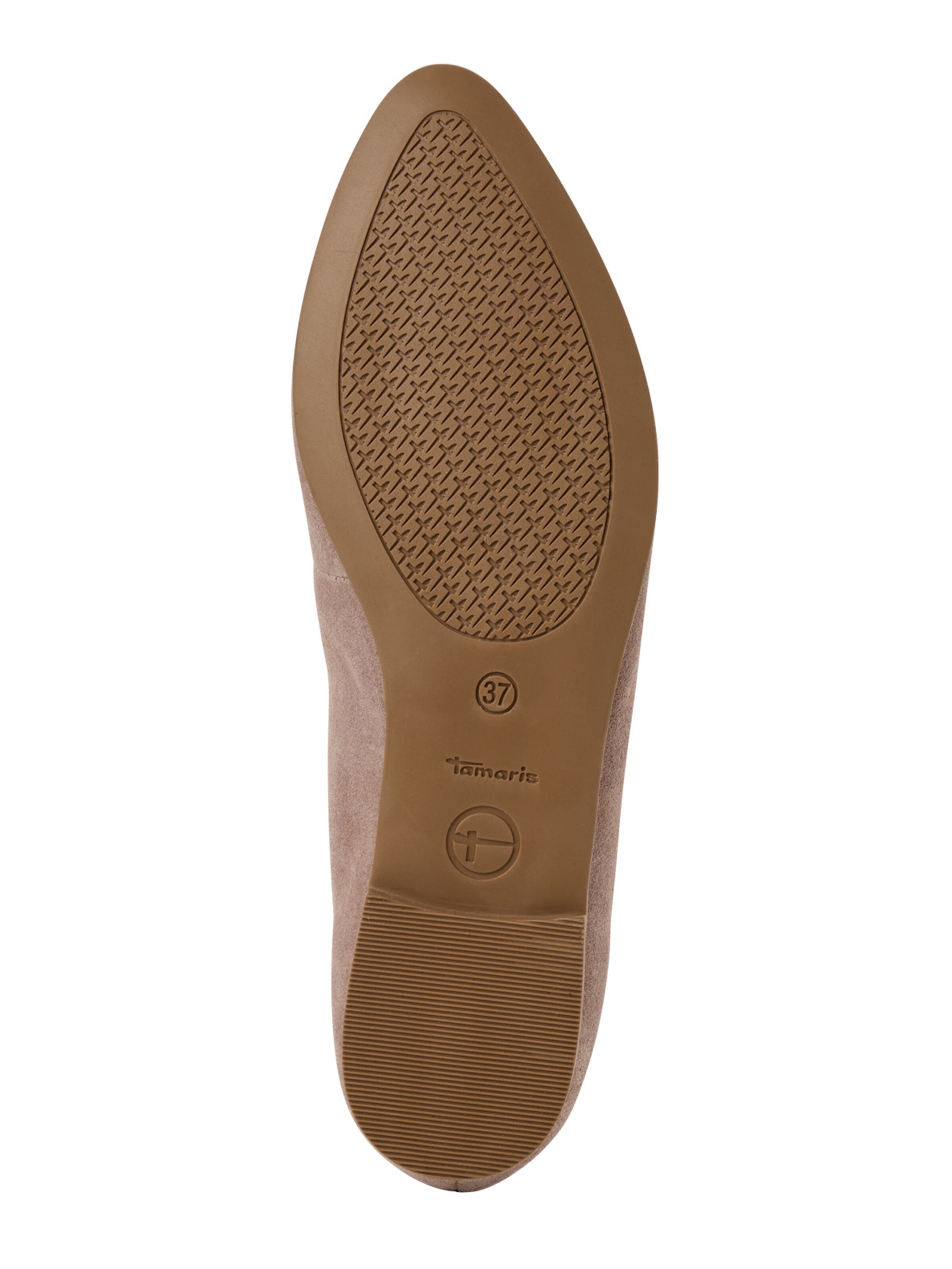 Tamaris Baleriny w kolorze szary