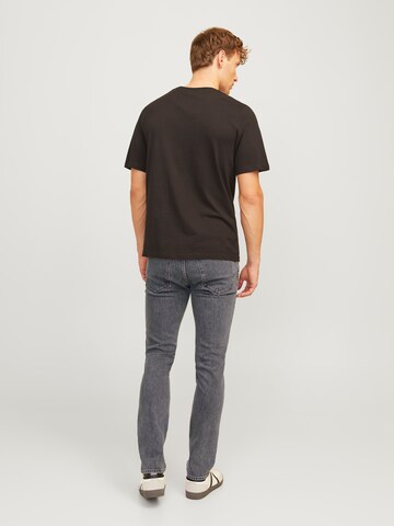 JACK & JONES - Regular Calças de ganga 'JJIClark JJEvan' em cinzento