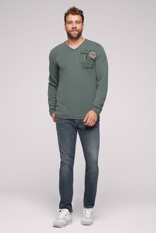 CAMP DAVID Pullover in Grün