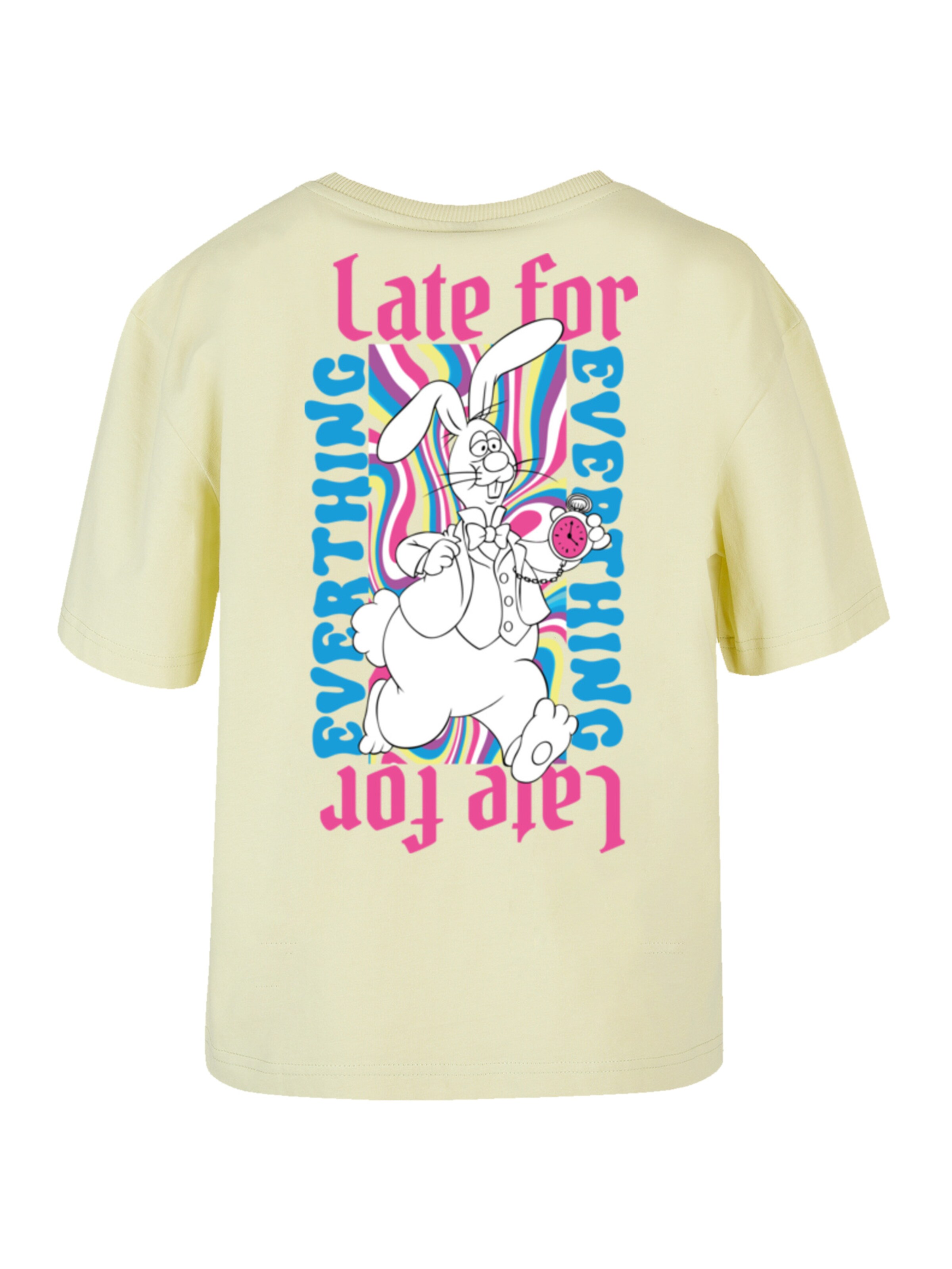 T-shirt 'Alice im Wunderland Heroes of Childhood' F4NT4STIC en jaune