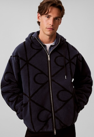 Calvin Klein Jeans Fleecejakke i blå