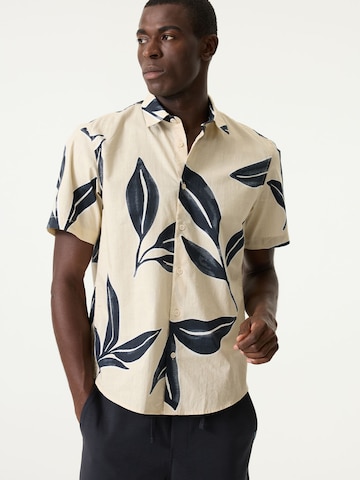 GARCIA - Ajuste regular Camisa en blanco: frente