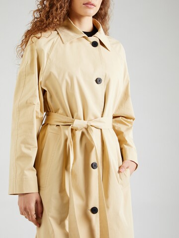 HUGO Between-Seasons Coat 'Moleri-1' in Beige