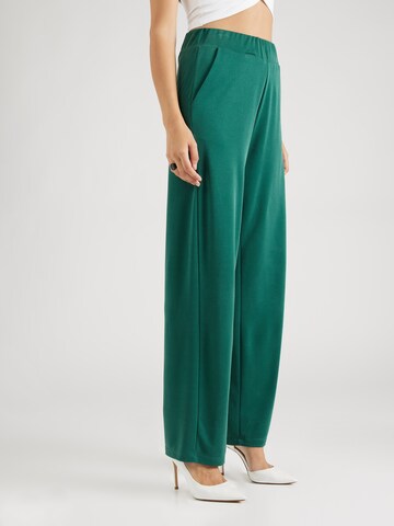 mbym Wide leg Broek 'Anjelica' in Groen: voorkant