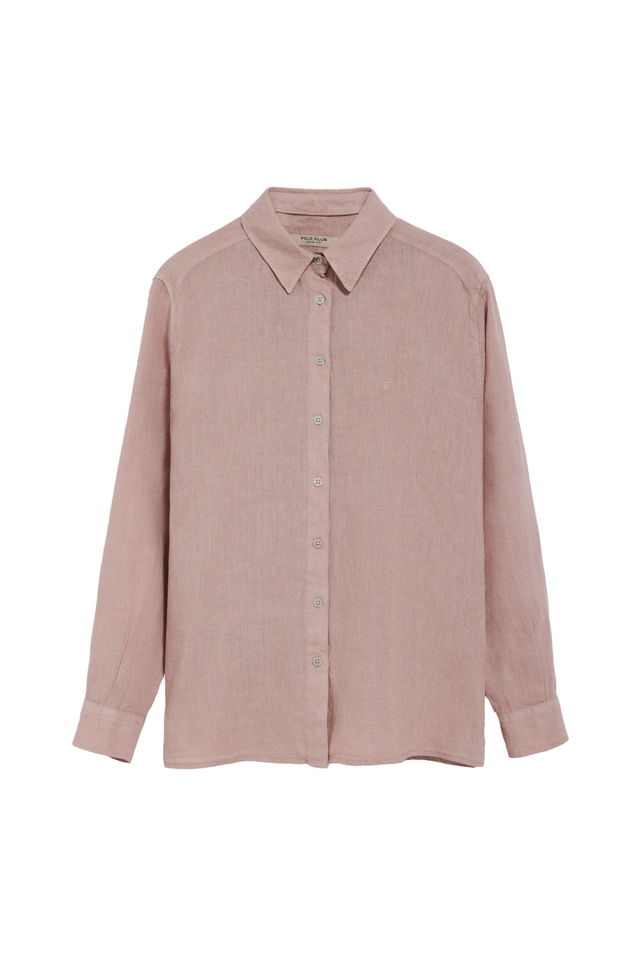 Polo Club Bluse in Grau: Vorderseite