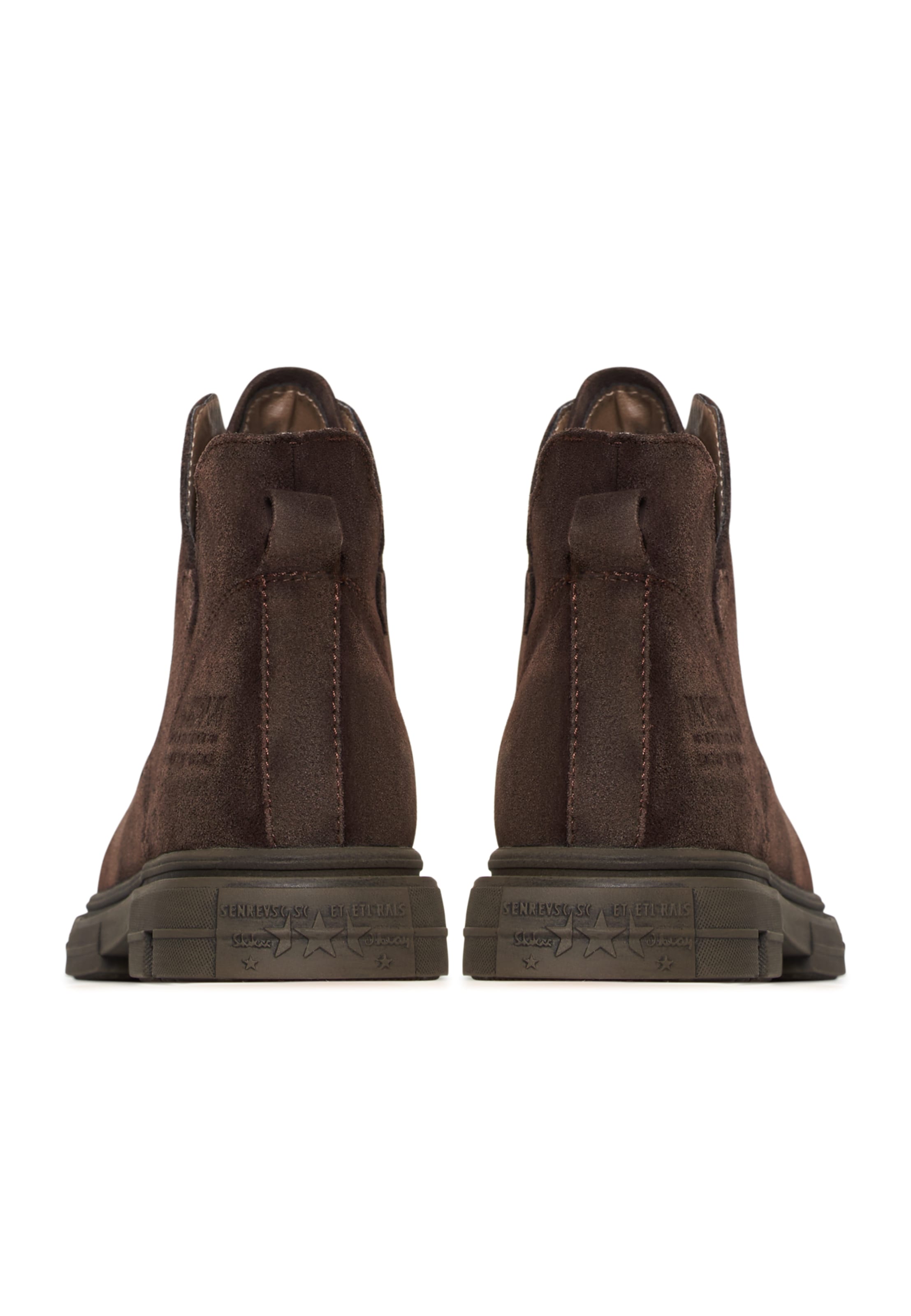CESARE GASPARI Lace-up bootie in Brown