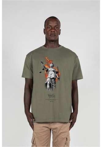 T-Shirt 'Justitia' MJ Gonzales en vert : devant