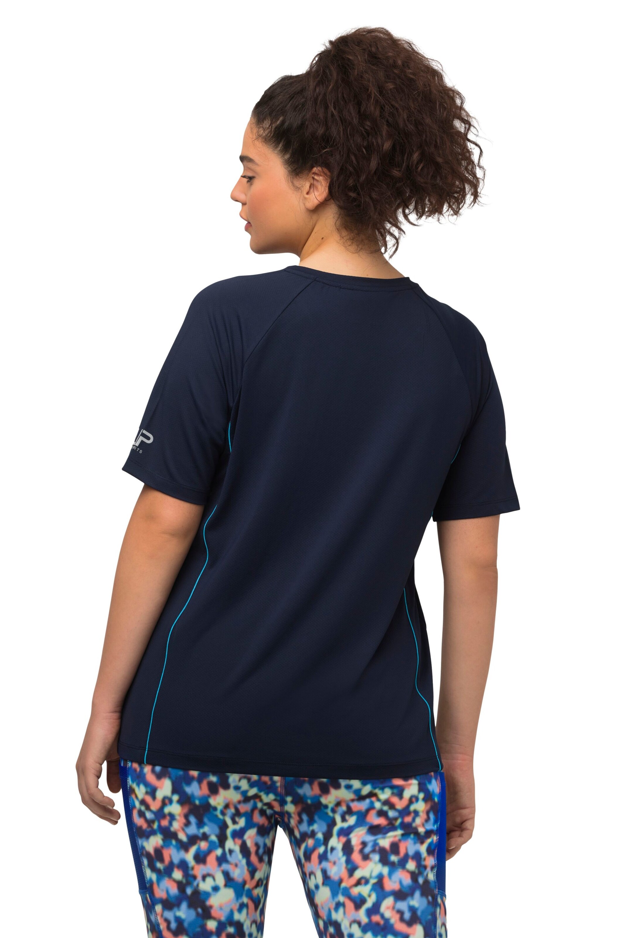 Ulla Popken Funktionsshirt in Blau
