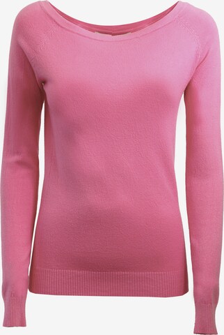 Influencer Pullover i pink: forside