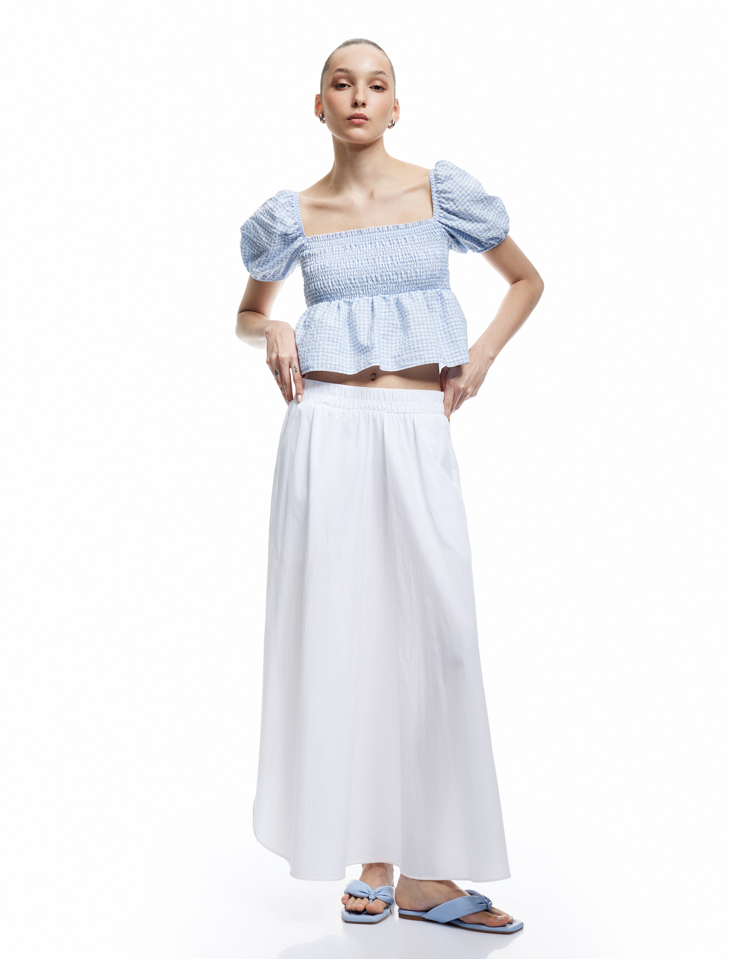 Koton Blouse in Blauw: voorkant