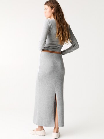 Pull&Bear Sukňa - Sivá