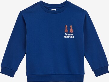 WE FashionSweater majica - plava boja: prednji dio