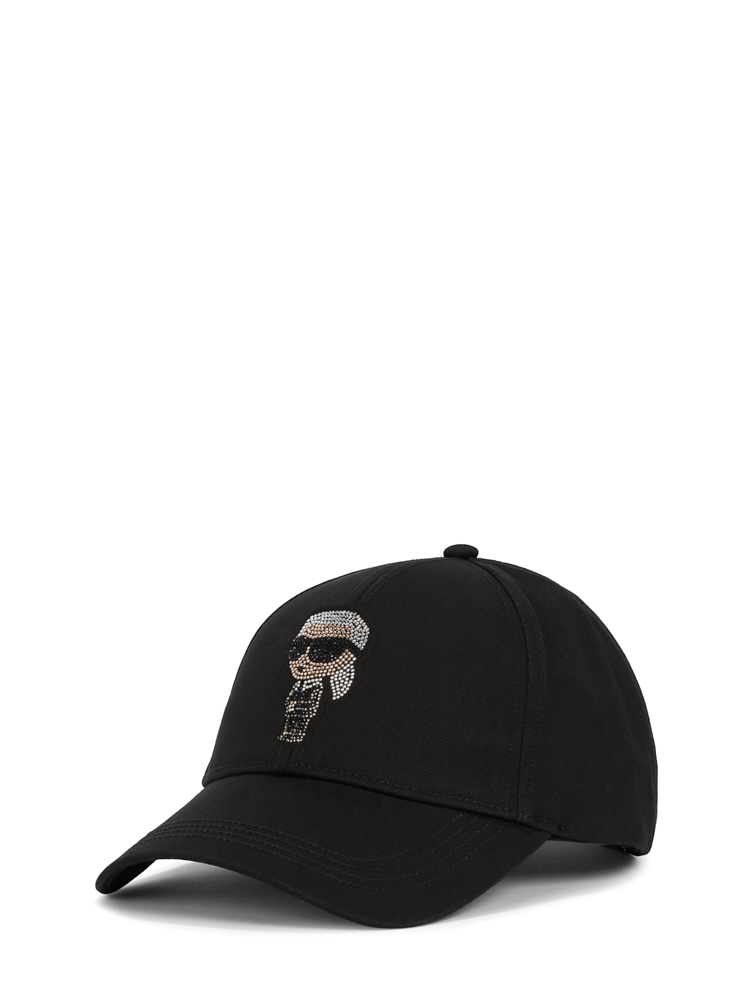 Karl Lagerfeld Nokamüts, värv must: eest vaates