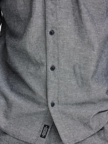 Regular fit Camicia ' BHAban Slub Linen Mix ' di BLEND in nero