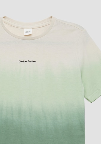 T-Shirt s.Oliver en vert
