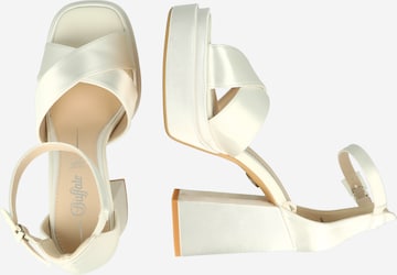 BUFFALO Strap sandal 'BONNY' in White