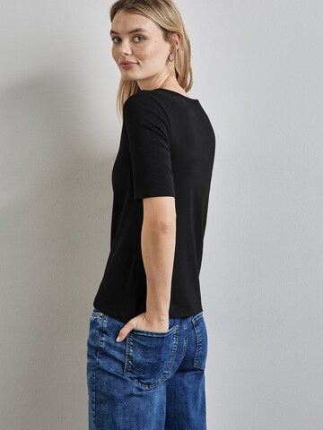 STREET ONE Shirt in Schwarz