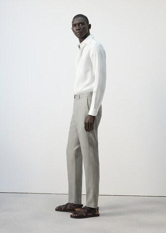 MANGO MAN Regular Hose 'Oyster' in Grau