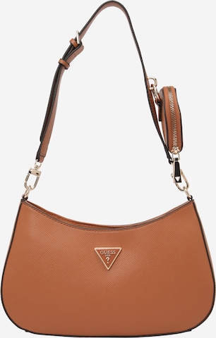 GUESS Shoulder Bag 'Alexie' in Brown: front