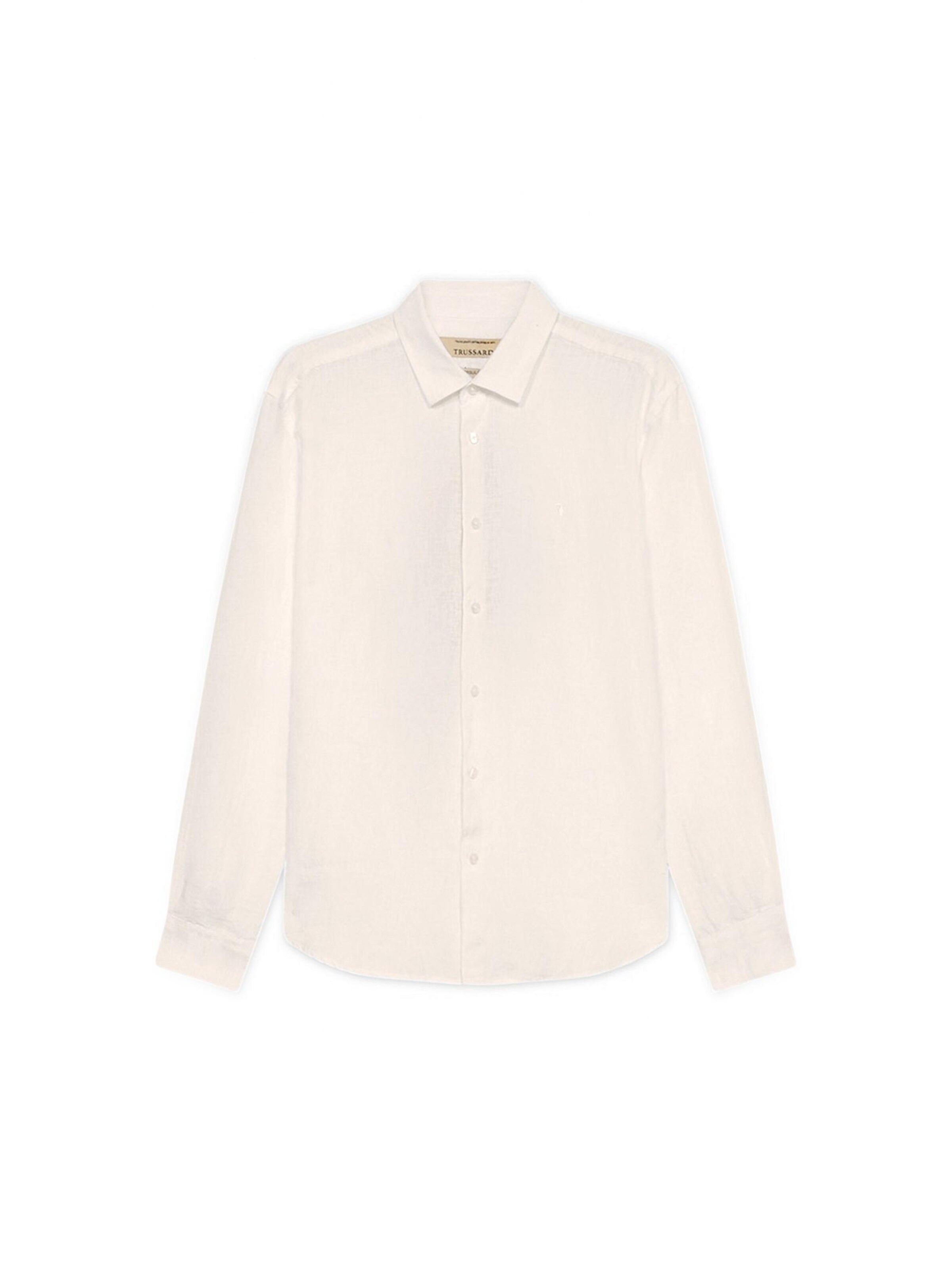 Chemise Trussardi en blanc : devant