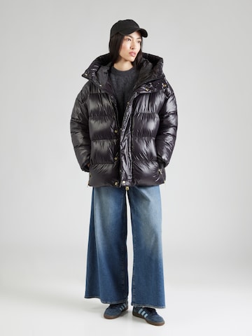 Schott NYC Jacke 'COURTNEYW' in Schwarz: Vorderseite