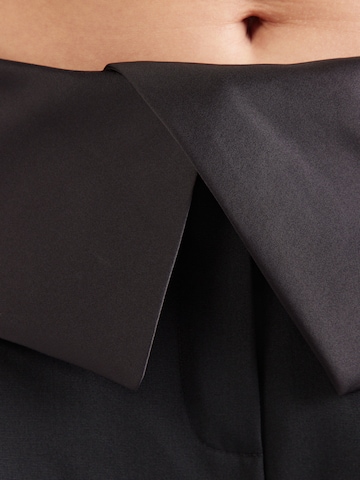 Karl Lagerfeld Wide leg Trousers with creases in Black