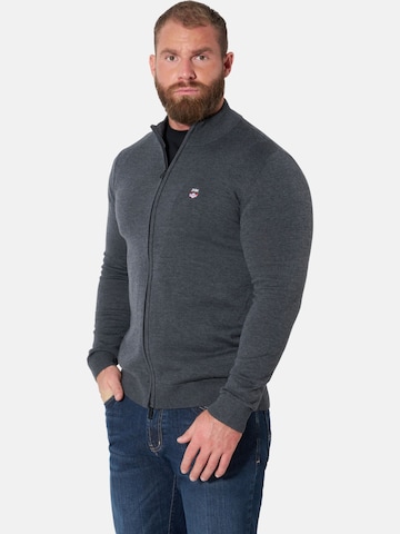 Jan Vanderstorm Strickjacke 'Agner' in Grau