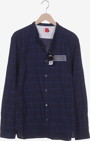 NOWADAYS Button Up Shirt in XXL in Blue: front