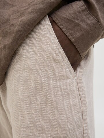 JACK & JONES Regular Trousers 'JPStace' in Beige