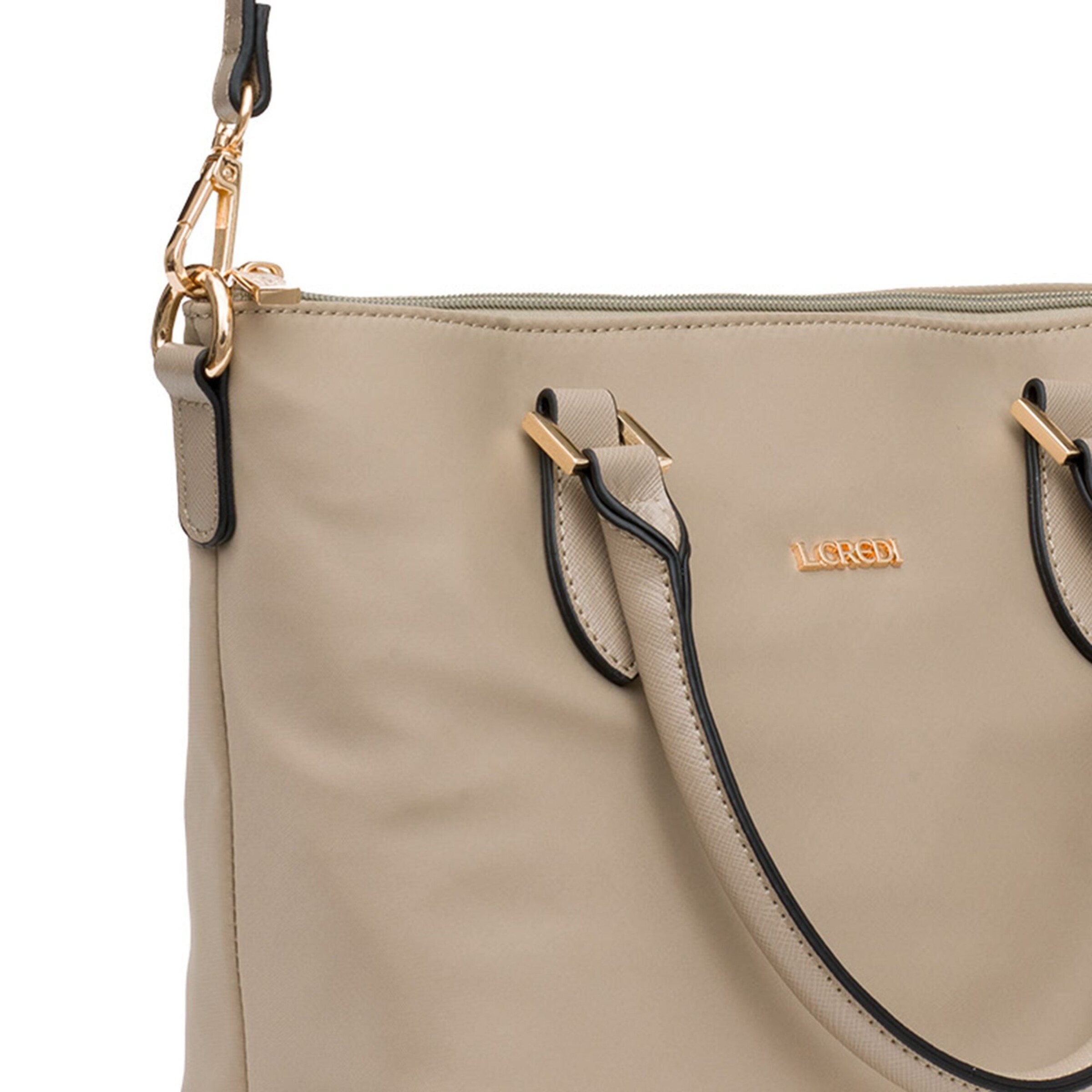 L.CREDI Shopper 'Alena' in Beige