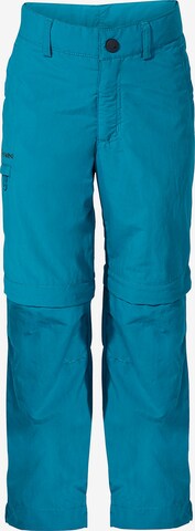 VAUDE Workout Pants in Blue: front