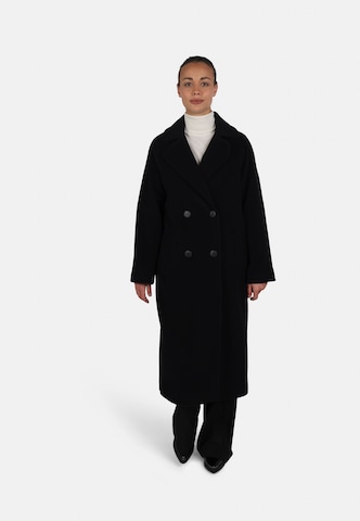 Fuchs Schmitt Between-Seasons Coat in Black: front