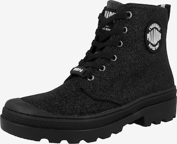 Palladium High-Top Sneakers in Black: front