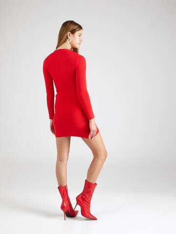 Trendyol Плетена рокля в червено