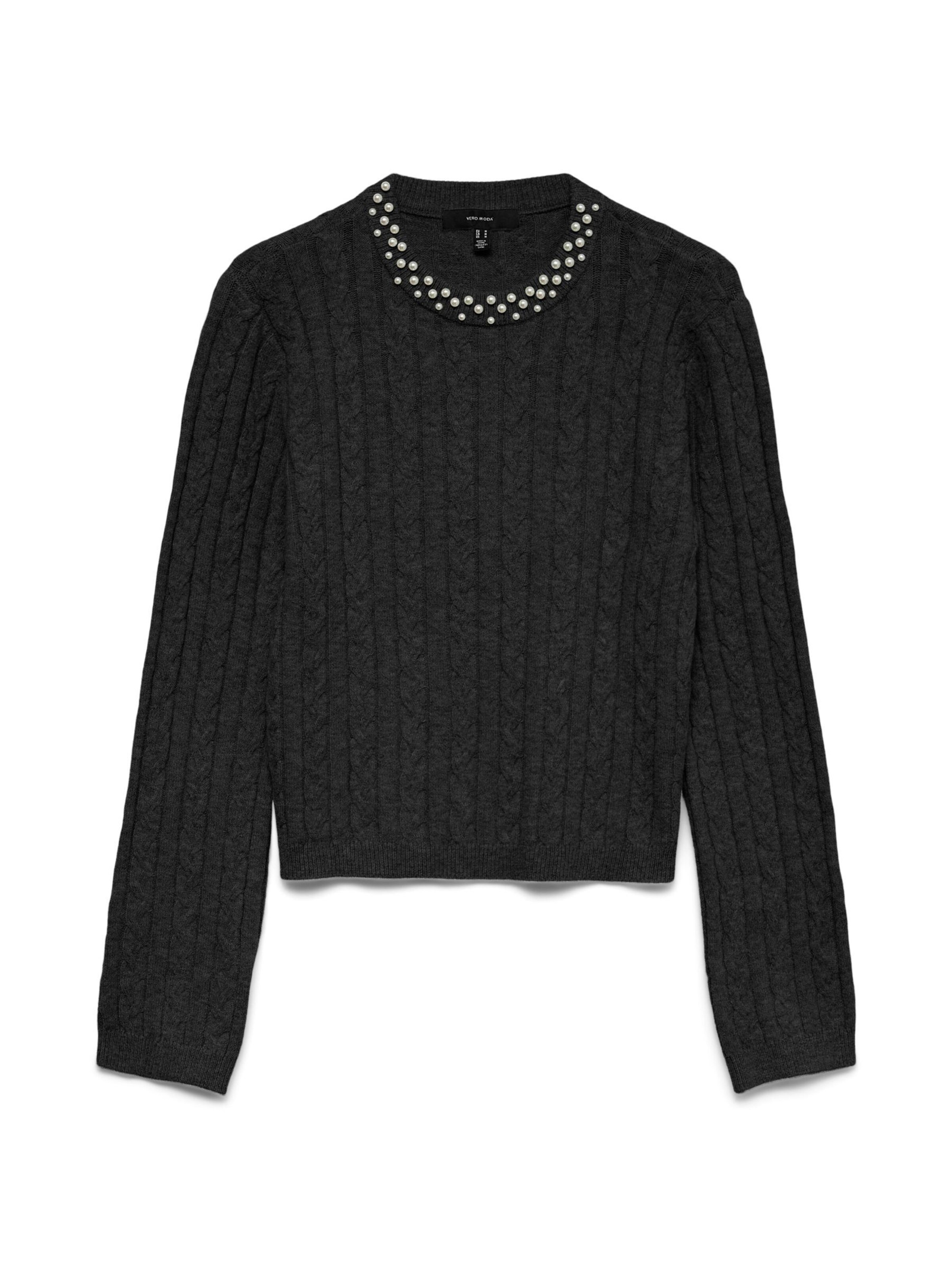 Pull-over 'LUNA' VERO MODA en noir : devant