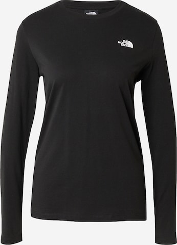 THE NORTH FACE Shirt in Zwart: voorkant