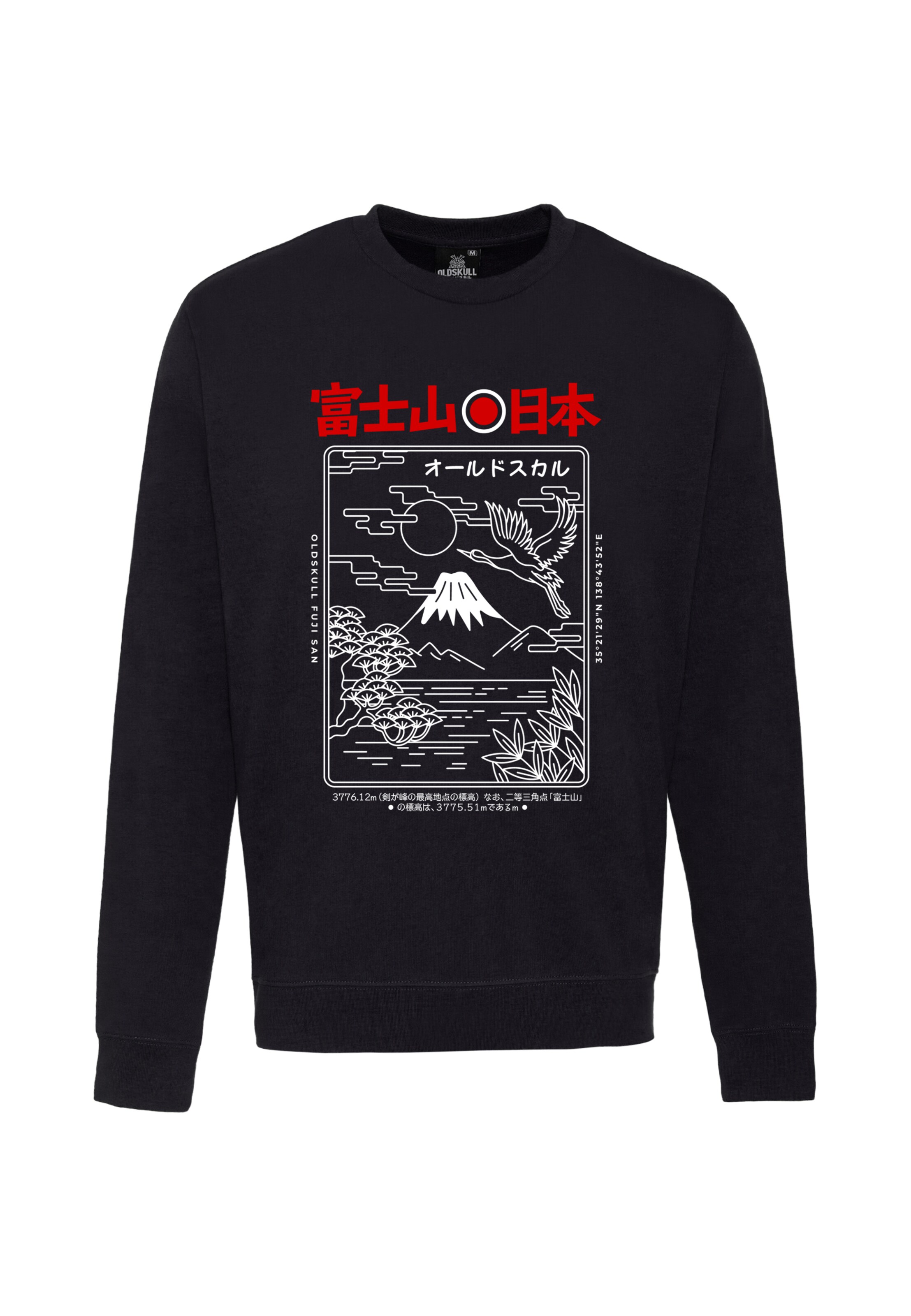 Oldskull Sweatshirt in Black: front