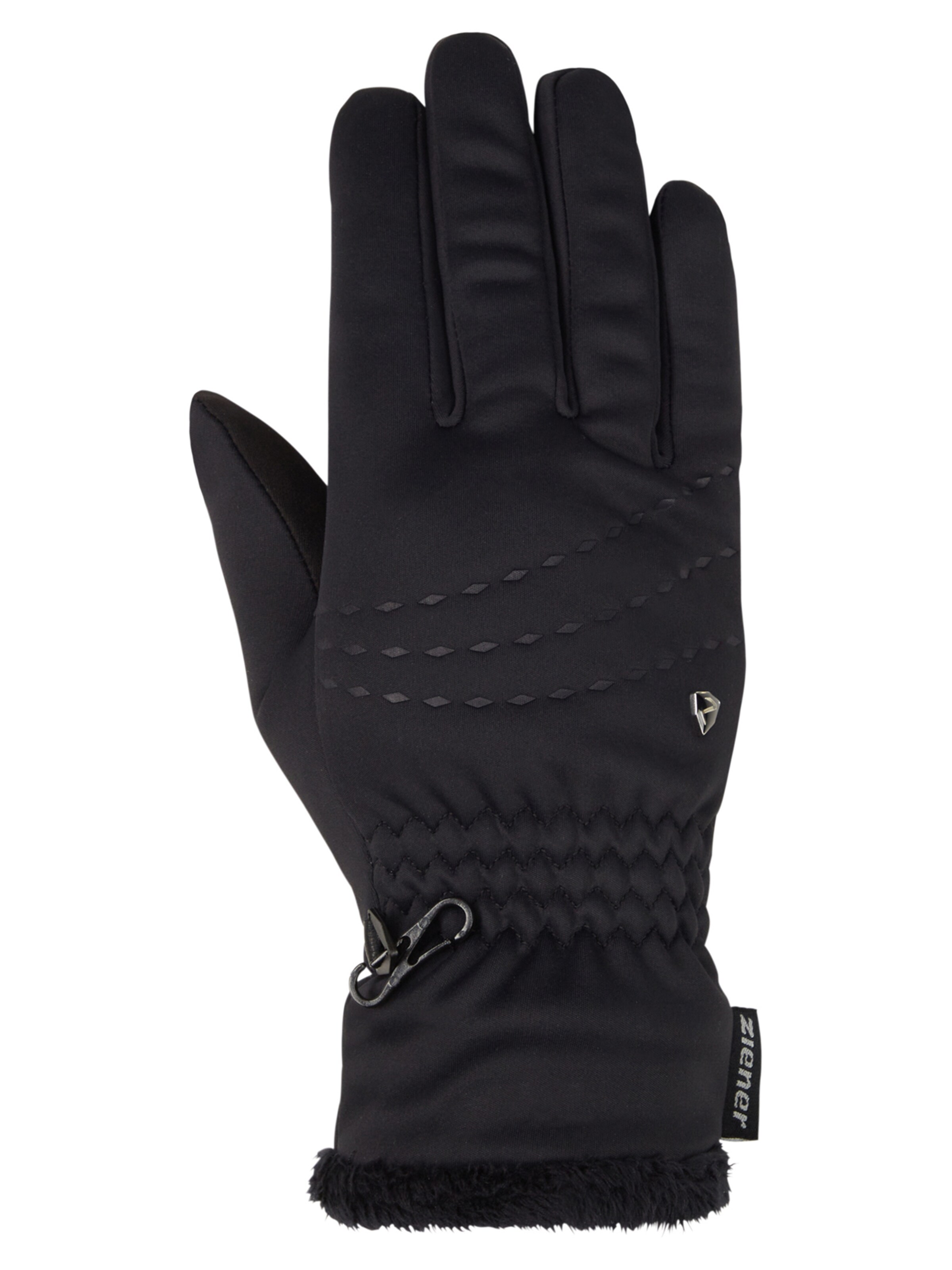 ZIENER Athletic Gloves 'Indiri' in Black