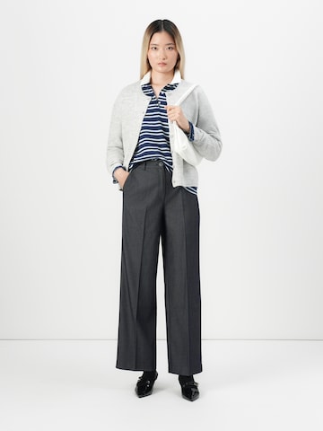 JDY Szabványos Ráncos nadrág 'JDYANTHONY BLOOM' - kék: elől