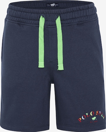 Polo Sylt Regular Pants in Blue: front