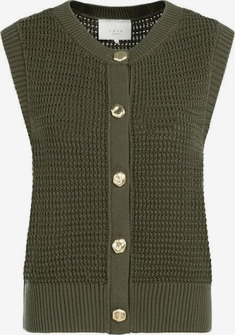 YAYA Strickjacke in Grün: Vorderseite