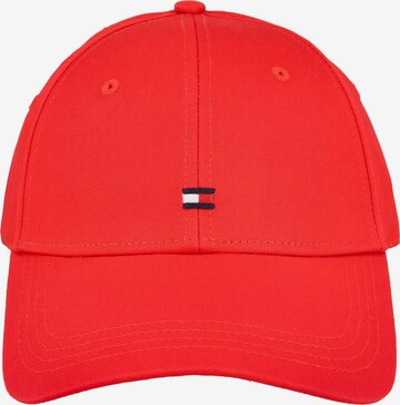 Casquette TOMMY HILFIGER en rouge : devant