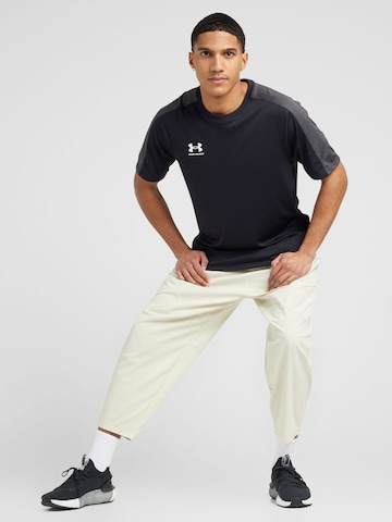 UNDER ARMOUR Regularen Športne hlače 'Unstoppable Airvent' | bela barva