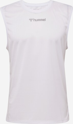 HummelTehnička sportska majica - bijela boja: prednji dio