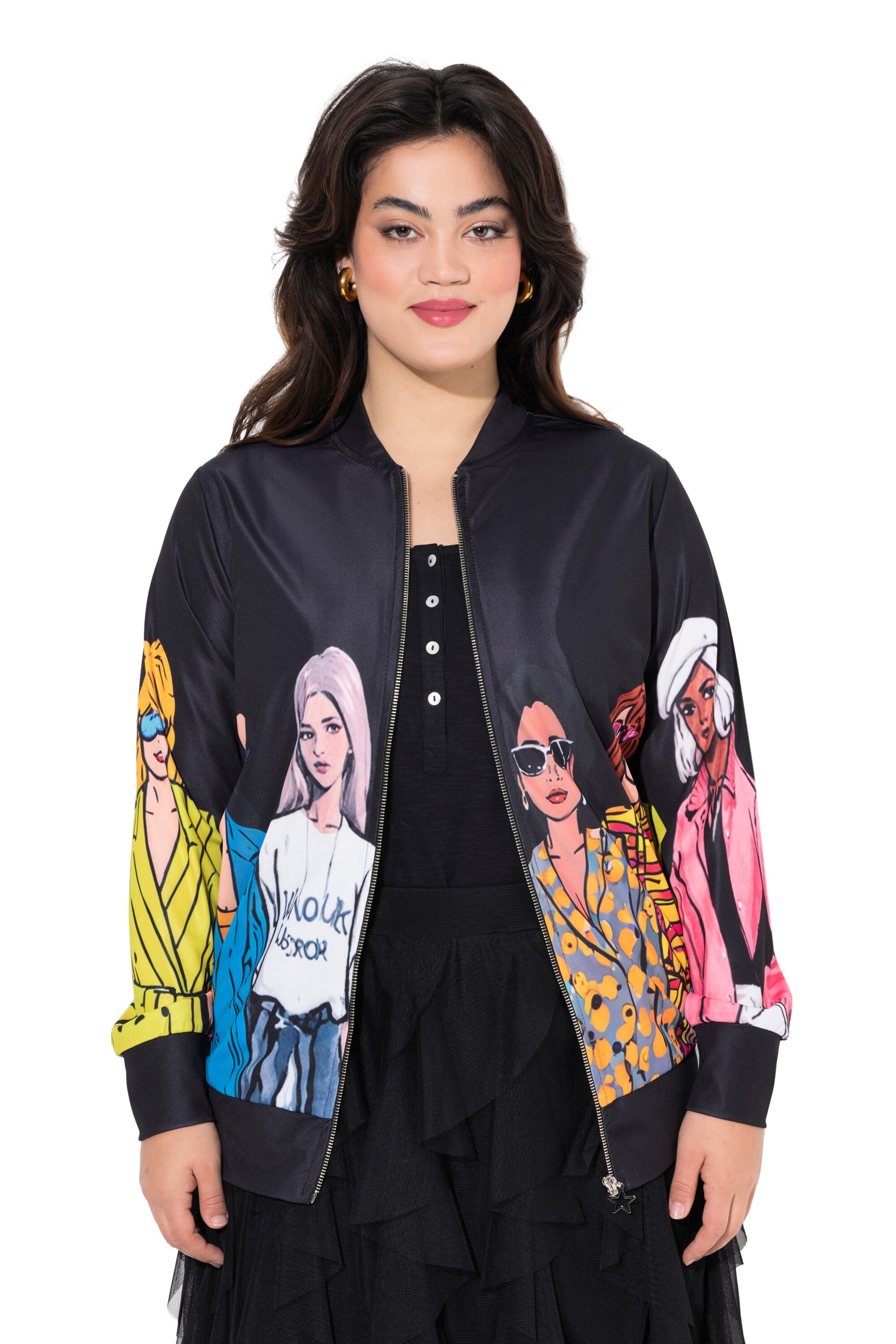 Angel of Style Tussenjas in Gemengde kleuren: voorkant